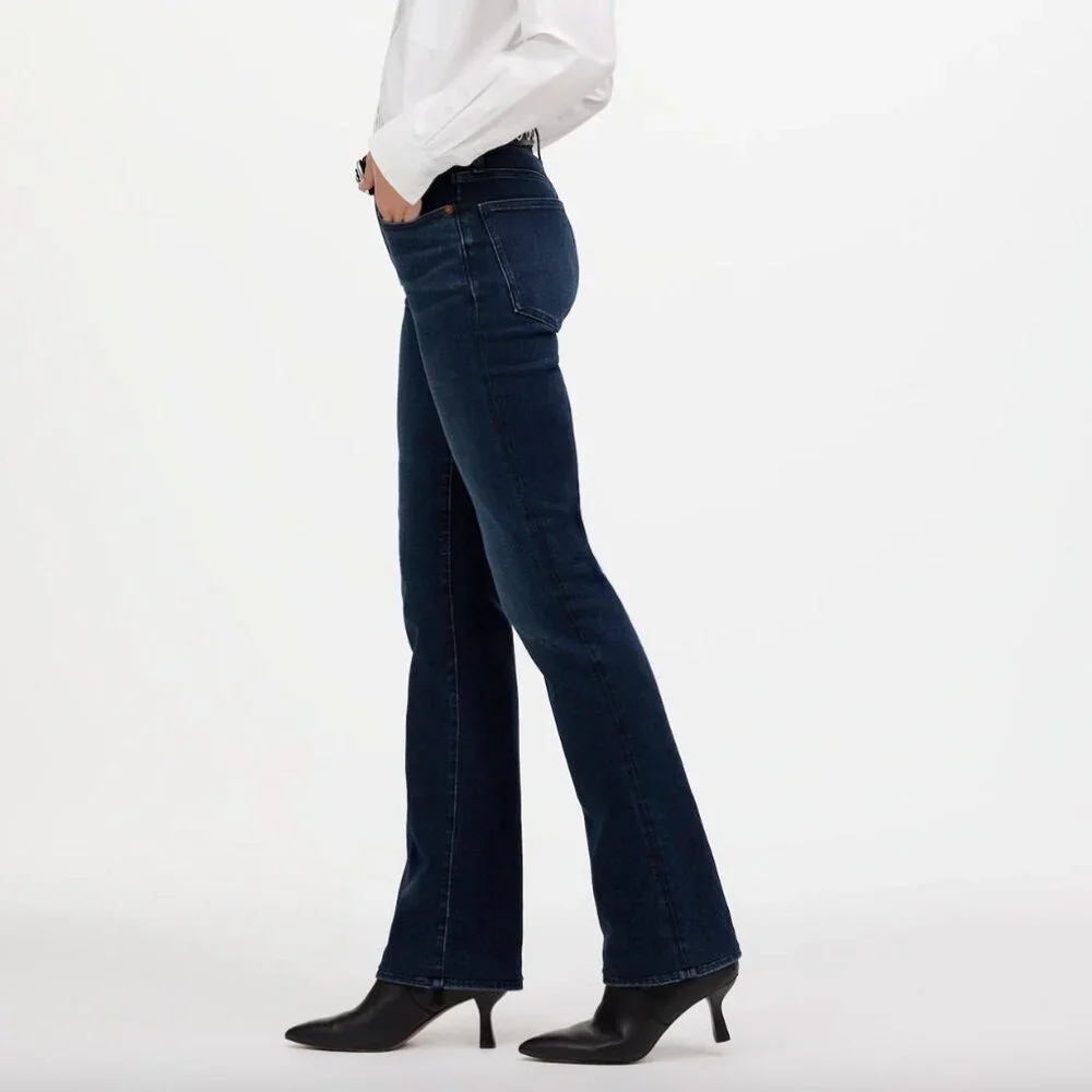 MADEWELL Kick Out Full Length Jeans Size 28 - Picture 3 of 12